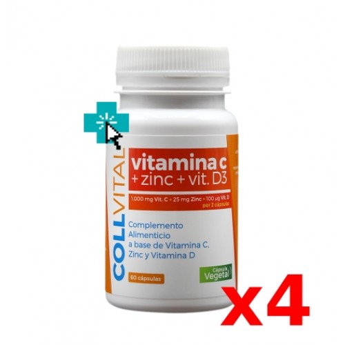 CollVital Vitamina C x4